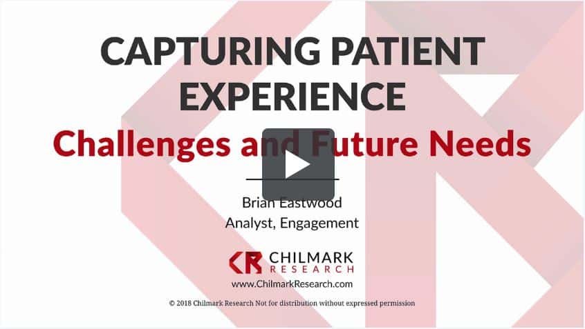 Webinar – Capturing Patient Experience: Challenges and Future Needs