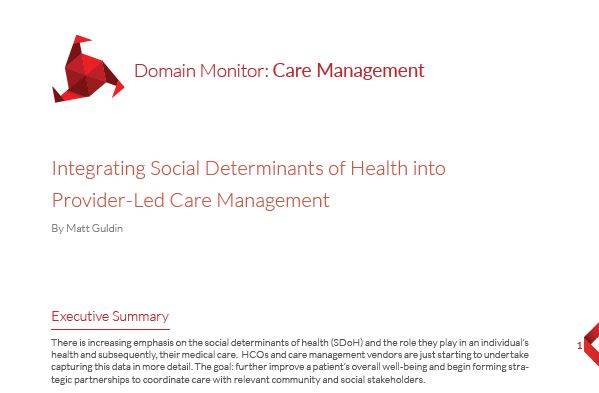 Integrating Social Determinants of Health into Provider-Led Care Management